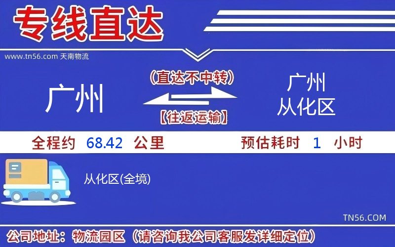 廣州到廣州從化區(qū)物流公司